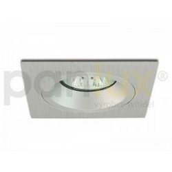 Bodové svítidlo Panlux PEVNÝ PODHLED HRANATÝ, stříbrný (aluminium) (HPD-HR50/AL)