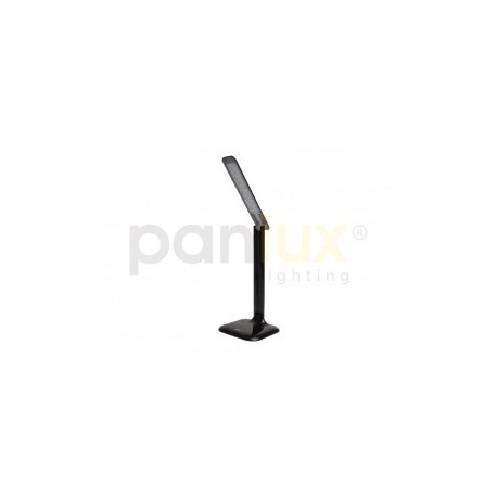 Lampička led PANLUX TESSA designová multifunkční stolní LED lampa s displejem černá