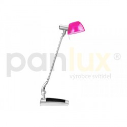 AKCE - Panlux GINEVRA UNO stolní lampička, růžovo-černá