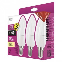 EMOS LED žárovka Classic candle 6W E14 teplá bílá 3Ks