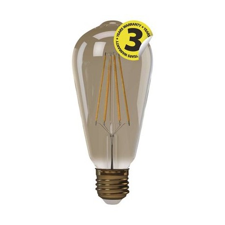 EMOS LED žárovka Vintage ST64 4W E27 teplá bílá+