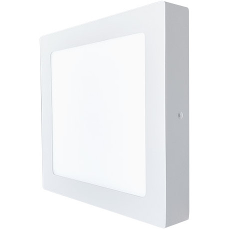 EMOS LED panel 224×224, přisazený bílý, 18W neutrální bílá