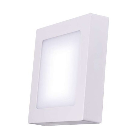 EMOS LED panel 120×120, přisazený bílý, 6W teplá bílá