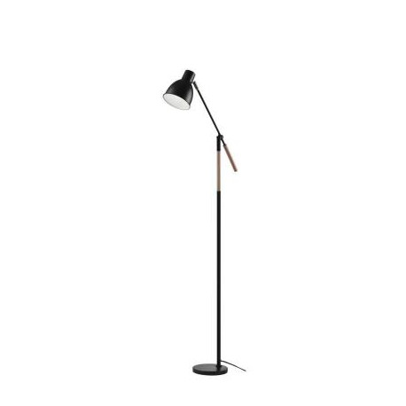 EMOS Stojací lampa EDWARD na žárovku E27, 150cm, černá, Z7606 