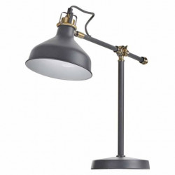 EMOS Stolní lampa HARRY na žárovku E27, tmavě šedá, Z7611 