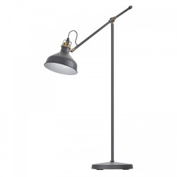 EMOS Stojací lampa ARTHUR na žárovku E27, 150cm, tmavě šedá, Z7610  