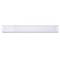Solight LED kuchyňské svítidlo, 2x zásuvka, vypínač, 10W, 4100K, 51cm (WO213)