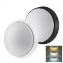 Solight LED venkovní osvětlení s nastavitelnou CCT, 18W, 1350lm, 22cm, 2v1 - bílý a černý kryt (WO779)