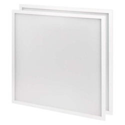 EMOS LED panel MAXXO 60×60, čtvercový vestavný bílý, 40W neutrální bílá (2Ks)
