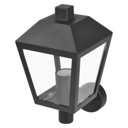Emos ZGB010P ADENIA venkovní nástěnné svítidlo E27 198 × 150 × 278 mm IP44 černá