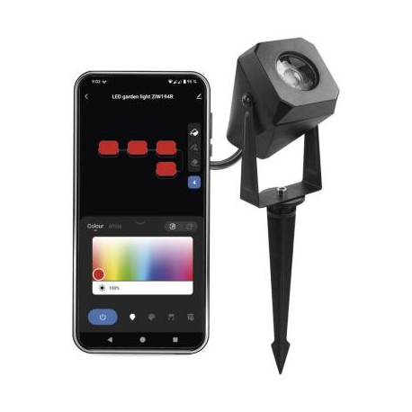 EMOS GoSmart venkovní LED bodové světlo, rozšiřující sada, 1 díl, 1,5W, RGBIC stmívatelné, WiFi