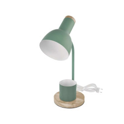 EMOS Stolní lampa POPPY na žárovku E27, zelená