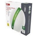 EMOS LED přisazené svítidlo TIVI, A CLASS, MW sensor, kruhové bílé 12,5W, IP44, neutrální bílá  (ZM3408M)