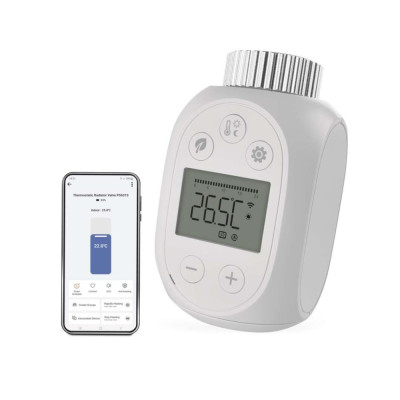 EMOS GoSmart Digitální termostatická hlavice P5631S ZigBee 3.0