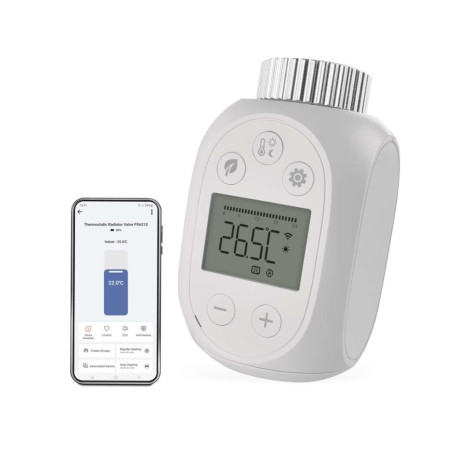 EMOS GoSmart Digitální termostatická hlavice P5631S ZigBee 3.0