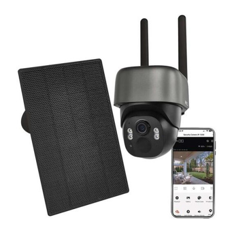 Emos goSmart Venkovní bateriová kamera IP-1200G WASP s WiFi a solárním panelem (H4167)