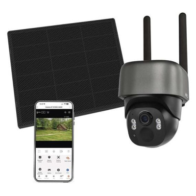 EMOS GoSmart Venkovní bateriová kamera IP-6100G HAWK s 4G LTE a solárním panelem (H4168)