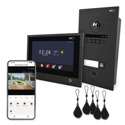 EMOS GoSmart Sada domovního videotelefonu IP-880A 2WIRE s WiFi, H4080