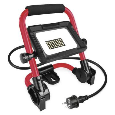 EMOS LED reflektor ELION 20W, červeno-černý, IP65, 3000 lm, neutrální bílá , ZS3323