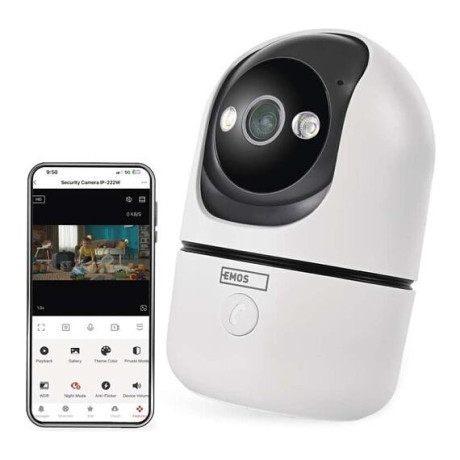 Emos goSmart Vnitřní otočná kamera IP-220G s WiFi (H4072)