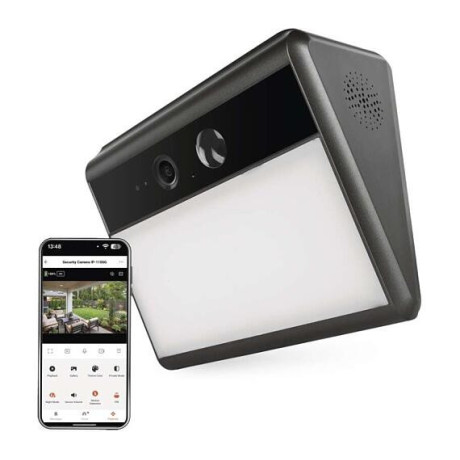 Emos goSmart Venkovní bateriová kamera IP-1100G WALL s WiFi a solárním panelem (H4170)